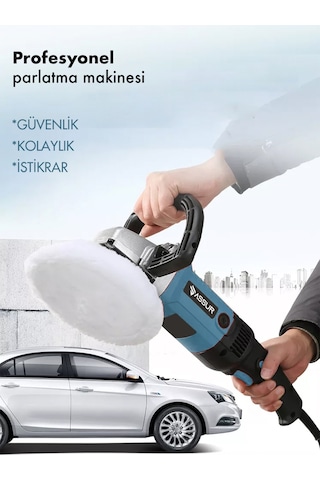Assur ASR405-02-07 180 MM Pasta Cila Polisaj Zımpara Mavi