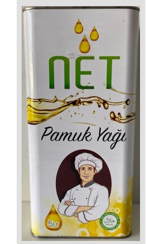 Net Rafine Pamuk Yağı 5 L