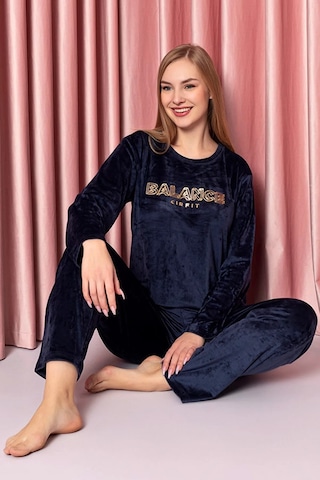 Sude Kadın Kışlık Kadife Pijama Takımı K200/804 - 1 Adet 001