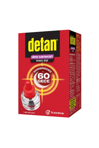 4 Adet Detan Elektrolikit Sinekkovar Yedek 60 Gece