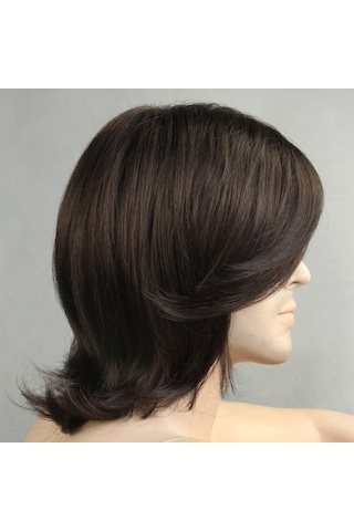 Lebıhmurah Wg1381 %100 Kanekalon Sentetik Pop Art Doğal Kısa Kıvırcık Erkek Peruk -