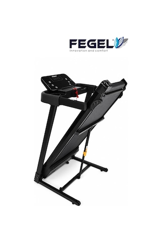 Fegel FG-12 Manuel Eğimli FitShow Destekli Bluetooth Hoparlörlü Katlanabilir Koşu Bandı