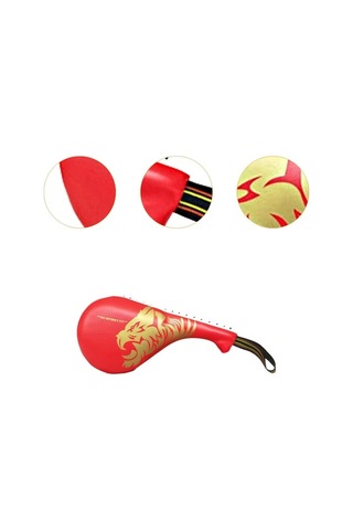 Pazly Suntek Profesyonel Taekwondo Kick Pad - Karate Boks Antrenman Kırmızı Kırmızı