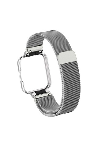 Xiaomi Redmi Watch Mi Watch Lite Kordon Hasır Metal Mıknatıslı Krd-58