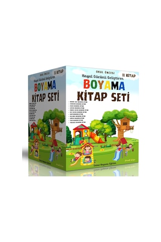 Hayal Gücünü Geliştiren Boyama Kitap Seti 11 Kitap