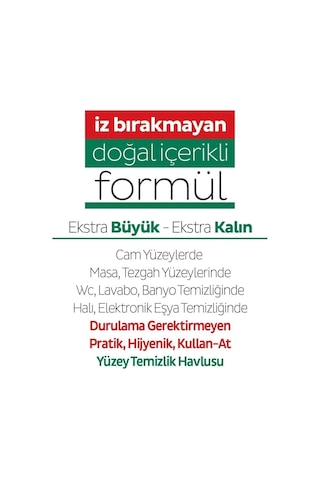 Sleepy Easy Clean Yüzey Temizlik Havlusu 100' Lü 2adet Tekli