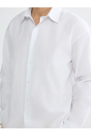 Lcw Vision Beyaz Regular Fit Poplin Erkek Basic Gömlek