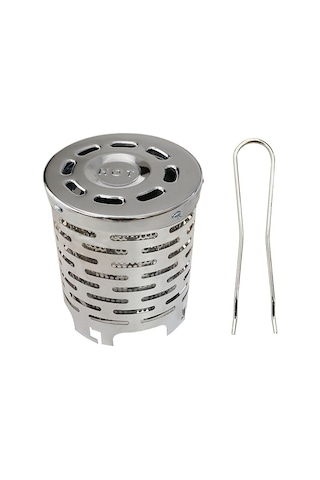 Mufunye Outdoor Kamp Isıtıcı Kapağı Çelik Materyalli Çok Amaçlı Pişirme Izgaralı Isıtıcı Kapağı Çok Renkli