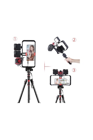 Andoer D9150 Akıllı Telefon Video Teçhizatı Kiti