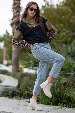 D404 Garantili Soğuk Geçirmez Kışlık Kadın Bot & Bootie Vizon