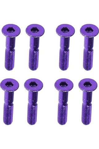 Pazly Suntek 8 Adet Yedek Longboard Kaykay Kamyon Donanım Seti - Mor Mor