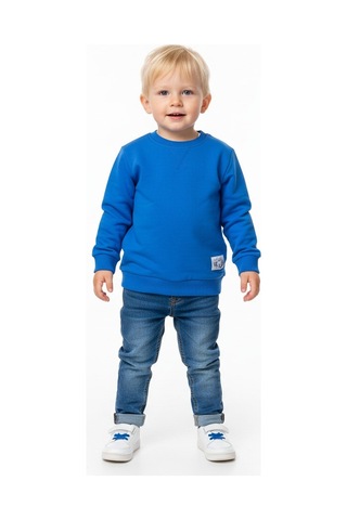 Seabubbles Basic Erkek Çocuk Sweatshirt St09634 Mavi