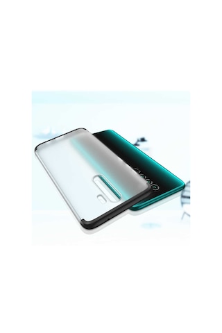 Xiaomi Redmi Note 8 Pro Kılıf Şeffaf Mat Görünümlü Full Koruma Nili Kılıf Siyah