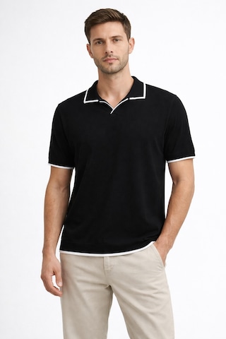 Cazador Erkek Polo Yaka Triko Tshirt 34125 Siyah