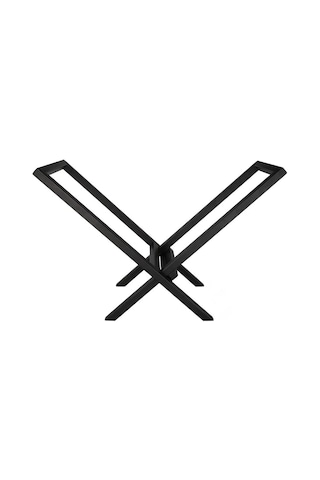 Şömine Kenarı Odunluk Metal Odunluk Odun Kovası