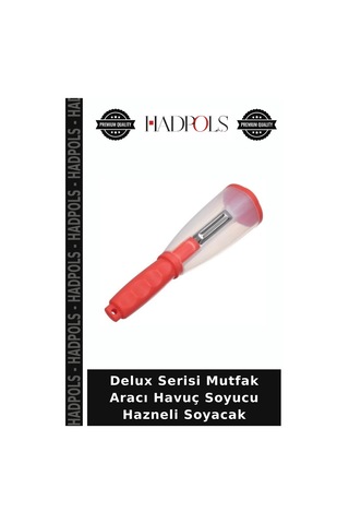 Delux Serisi Mutfak Aracı Havuç Soyucu Hazneli Soyacak Çok Renkli