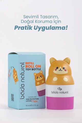 Bade Natural Güneş Koruyucu Losyon Aplikatörü Kedi Figürlü