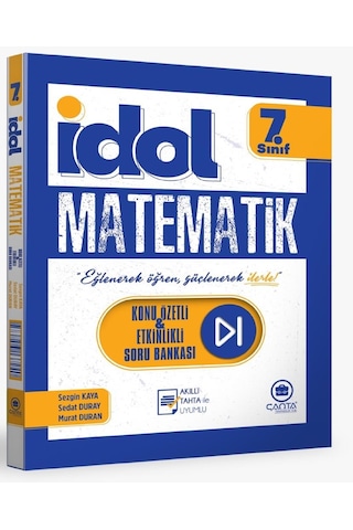 Çanta 2025 7. Sınıf İdol Matematik Konu Özetli Etkinlikli Soru Bankası