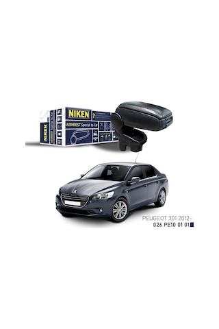 Citroen C-elysee Araca Özel Kol Dayama Kolçak Siyah 2012+ Sonrası Modellere Uyumlu Niken