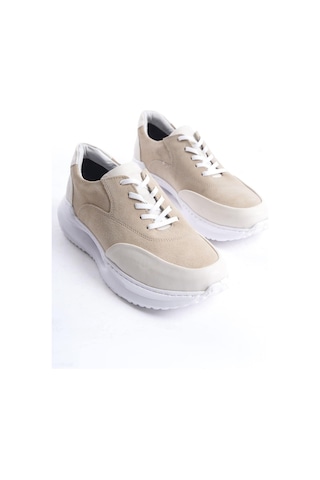 Mubiano Hakiki Deri Mbkry301-vz Erkek Vizon Sneaker & Spor Ayakkabı Vizon