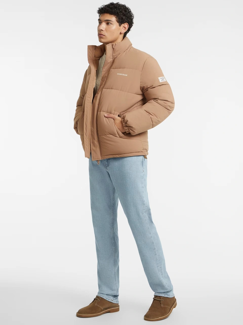 Guess Jeans Reg Lenght Puffer Erkek Şişme Mont M4bl20wgıı2 M4bl20wgıı2 G1dq G1dq