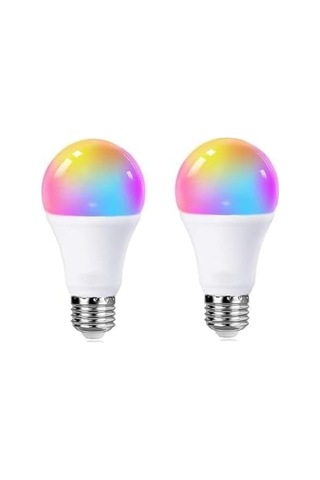 Tuya Bluetooth Akıllı Led Ampuller Rgbcw, E27, Müzik Senkronizasyonu Renk Değiştirme, Oturma Odası, Parti, 2 Paket İçin Uygulama Kontrolü İle Diğer