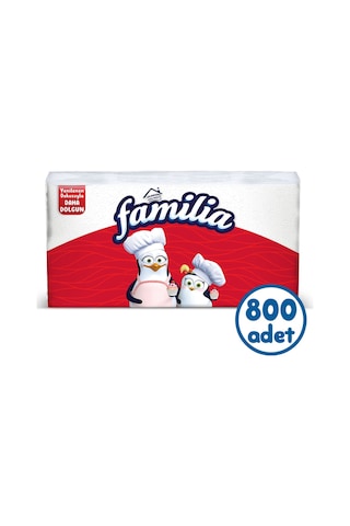 Familia 200'lü Peçete (4 Paket x 200 Yaprak)