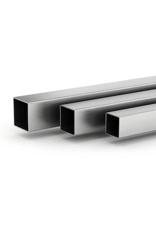 Paslanmaz Çelik Profil 304 Kalite 80x80x5mm Satine Yüzeyli