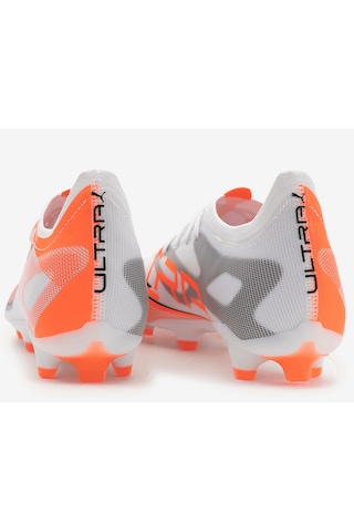 Puma Ultra 5 Match Fg/ag Erkek Krampon Beyaz Kırmızı Beyaz - Kırmızı