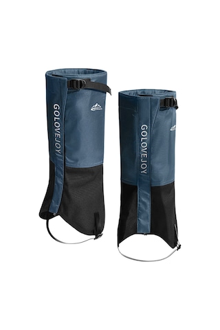 Butu Golovejoy Hx39 Kış Açık Hava Kar Botu Tozlukları Nefes Alabilir Su Geçirmez Ayak Bileği Bacak Koruyucusu Yürüyüş Avcılık Kayak Mavi-l Mavi