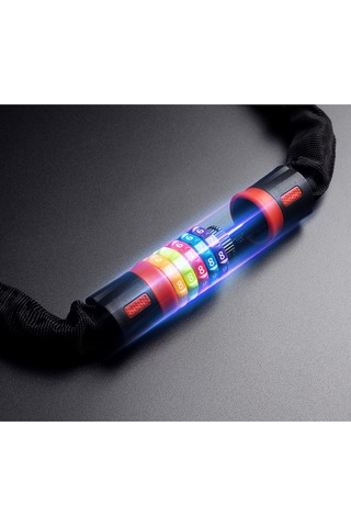 Rainbow Şifreli Bisiklet Kilidi Siyah