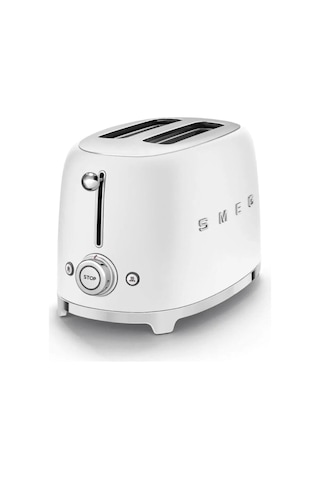 Smeg TSF01 2 Dilim Ekmek Kızartma Makinesi Mat Beyaz