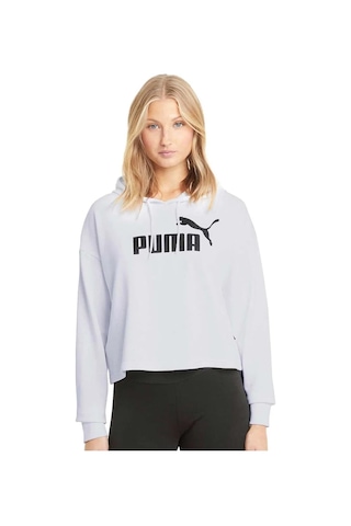 Puma Ess Cropped Logo Hoodie Kadın Sweatshirt 58687002-19288 001