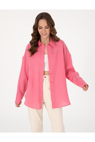 Pierre Cardin Kadın Pembe Gömlek Desenli 50301078-vr041 Pembe