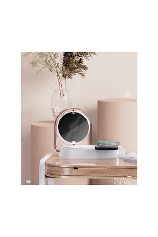3d Holografik Resim Yansıtıcılı Ambiance Işık Wireless Şarj