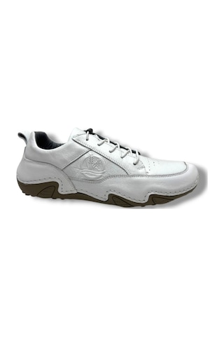 Sayar 362-26 Hakiki Deri Comfort Casual Erkek Ayakkabı Beyaz