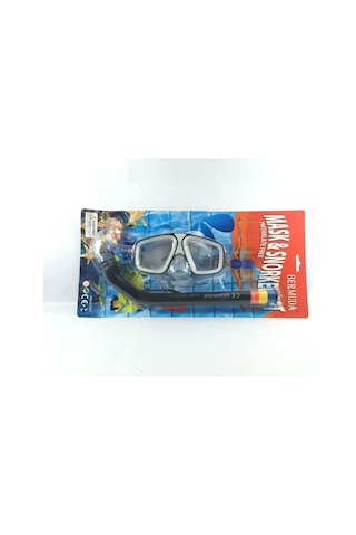 Maske Snorkel Set Dolphin Dalış Seti - 63012e Çok Renkli