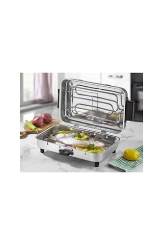 Taner Mega Büyük Boy Elektrikli Izgara Barbekü Mangal
