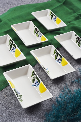 Piatti Naturali 6 Lı Çerezlik Limon Reçellik Sosluk Kahvaltılık Çerez İkram Set