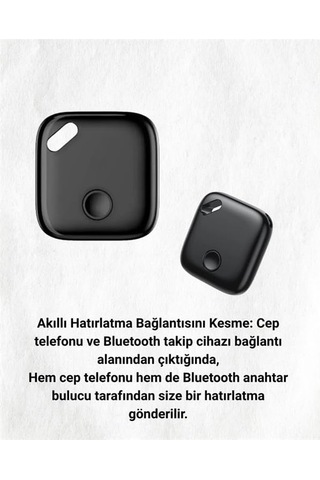 Tr İos Uyumlu Smart Tag Uzun Pil Ömrü Bul Uygulaması İle Entegre Akıllı Takip Cihazı