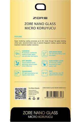 Xiaomi Mi 8 Se Zore Nano Micro Temperli Ekran Koruyucu
