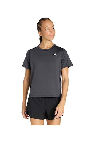Adidas Workout Essentials Kadın Siyah Yuvarlak Yaka Tişört Siyah