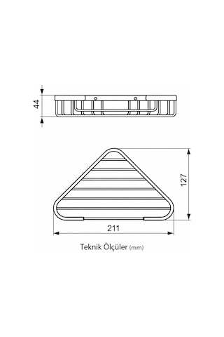 Ideal Standard Iom Köşe Süngerlik-krom Krom