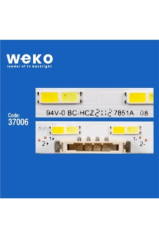 Samsung Uyumlu  Ua50cu8500kxxv 50'' 2 Adet Tv Led Bar 40 Led Tvnizin İçindeki Led Barla Aynısı Olduğunu Görmeden Almayınız. Led Bar Ürünlerinde Paket Açıldığında İade Kabul Edilmemektedir.