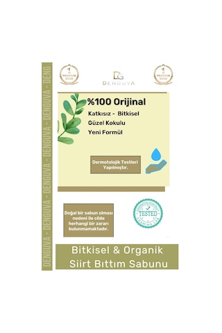 %100 Doğal Güzel Kokulu El Yüz Saç Vücut Cilt Orijinal Bitkisel Siirt Bıttım Sabunu 120g - 1 Adet