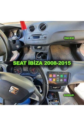 Medya Magic Seat İbiza 2008-2015 Arası 4lü Düğmesiz Modele Uygun 6-64 Gb Multimedya Navigasyon 9"