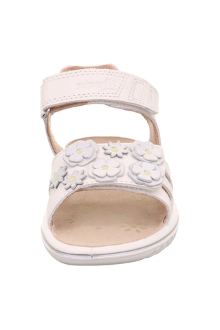 Superfit Sparkle Kız Çocuk Sandalet Çiçekli - Açık Krem 009019-1000
