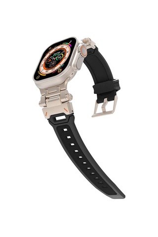 Mobilteam Watch 44mm Clo- Krd-108 Metal Başlıklı Silikon Kordon-starlight