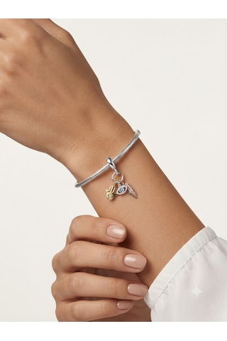 Kadın Şans Model Gümüş Charm
