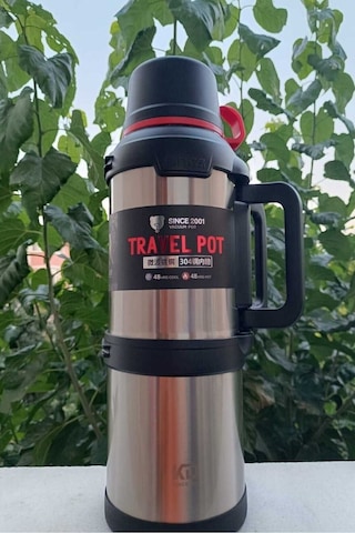 4 Litre Aile Boy Paslanmaz Çelik İSSİ Termos Dağcı Termos